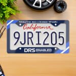 License Plate Frame - Williams 24' Formula 1 Fan Art Design