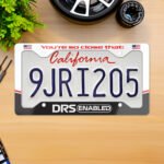 License Plate Frame - Haas 24' Formula 1 Fan Art Design