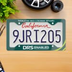 License Plate Frame - Aston Martin 24' Formula 1 Fan Art Design