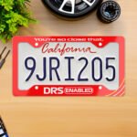 License Plate Frame - Ferrari 24' Formula 1 Fan Art Design
