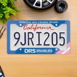 License Plate Frame - Alpine 24' Formula 1 Fan Art Design